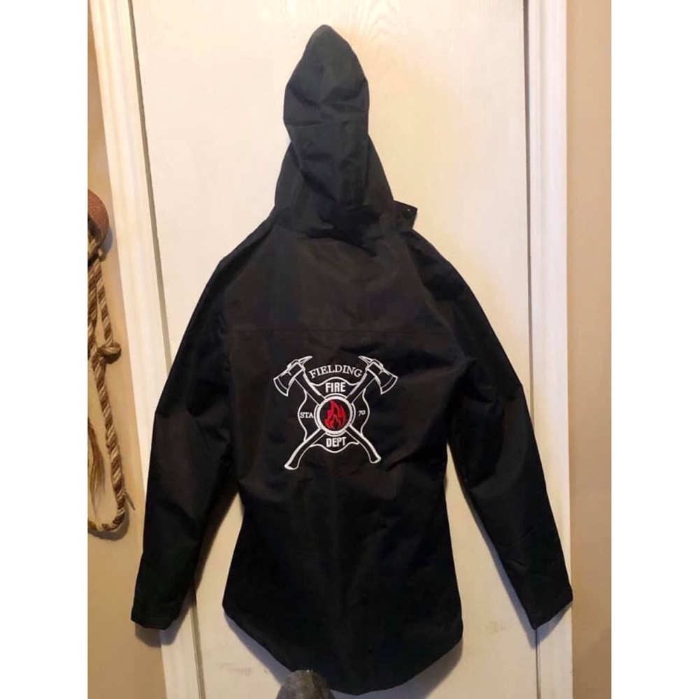 Embroidered Fire Department Jacket